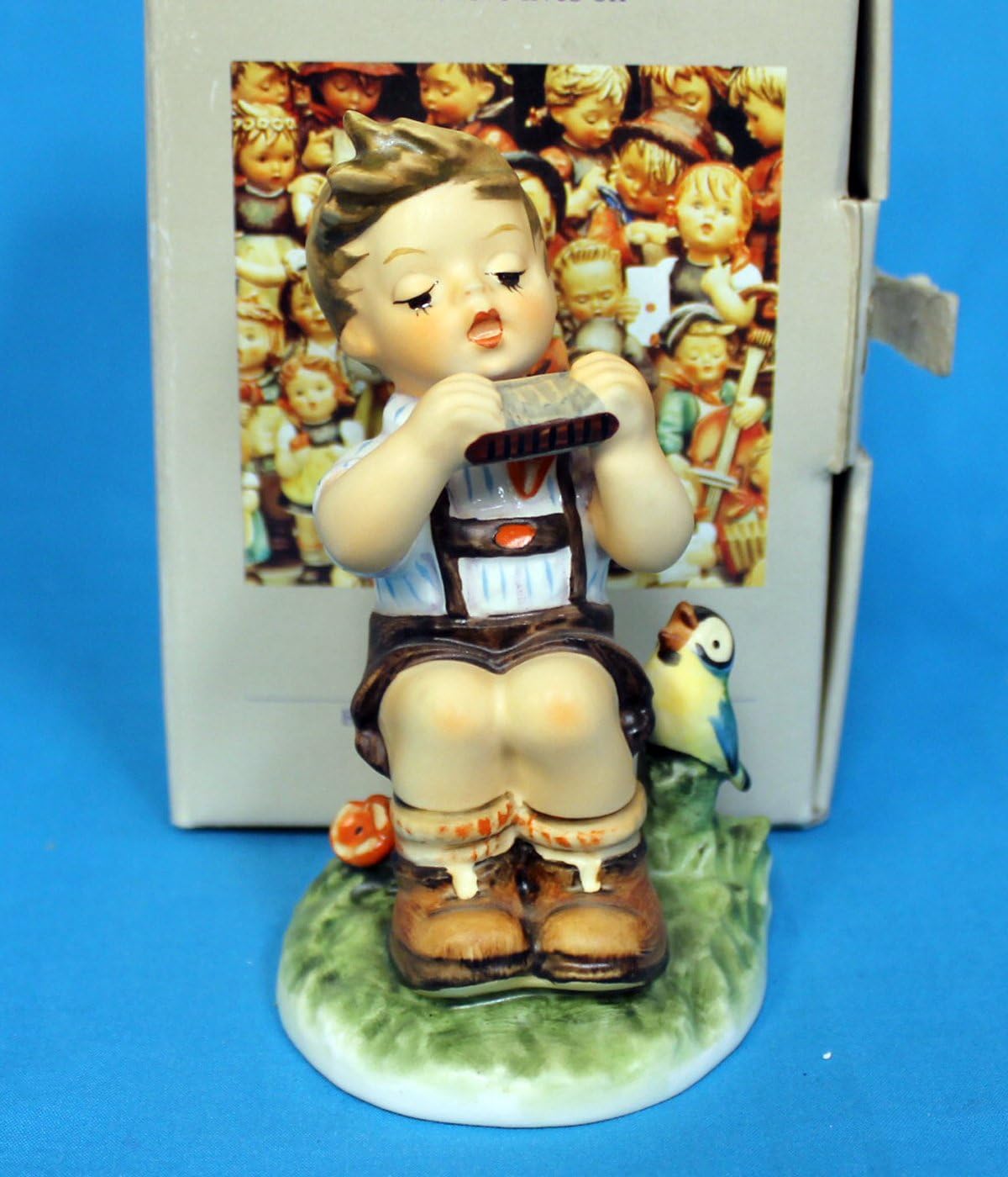 Hummel Figurine, 430 In D Major (Boy w/harmonica), 4.25"H