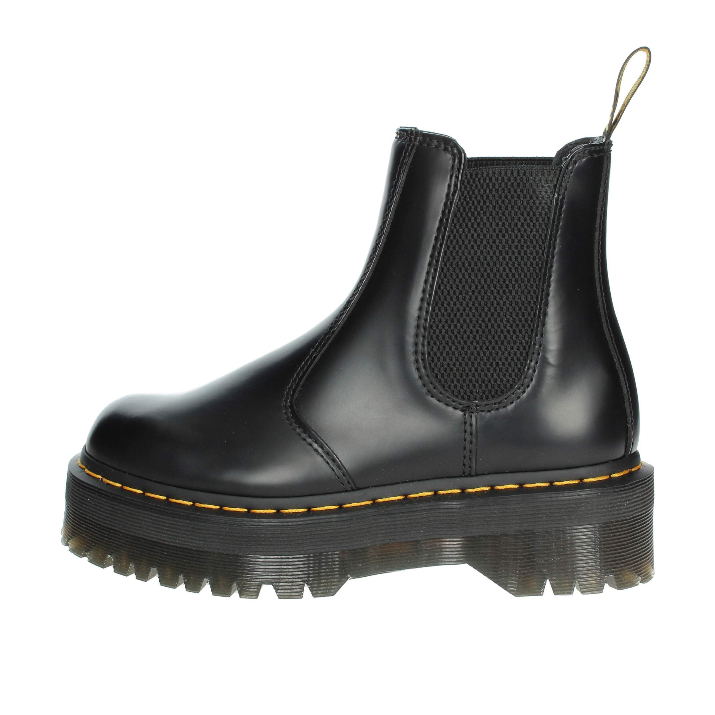 Amazon.com: Dr. Martens Women Amphibians Combat Boot, Black, 4.5 