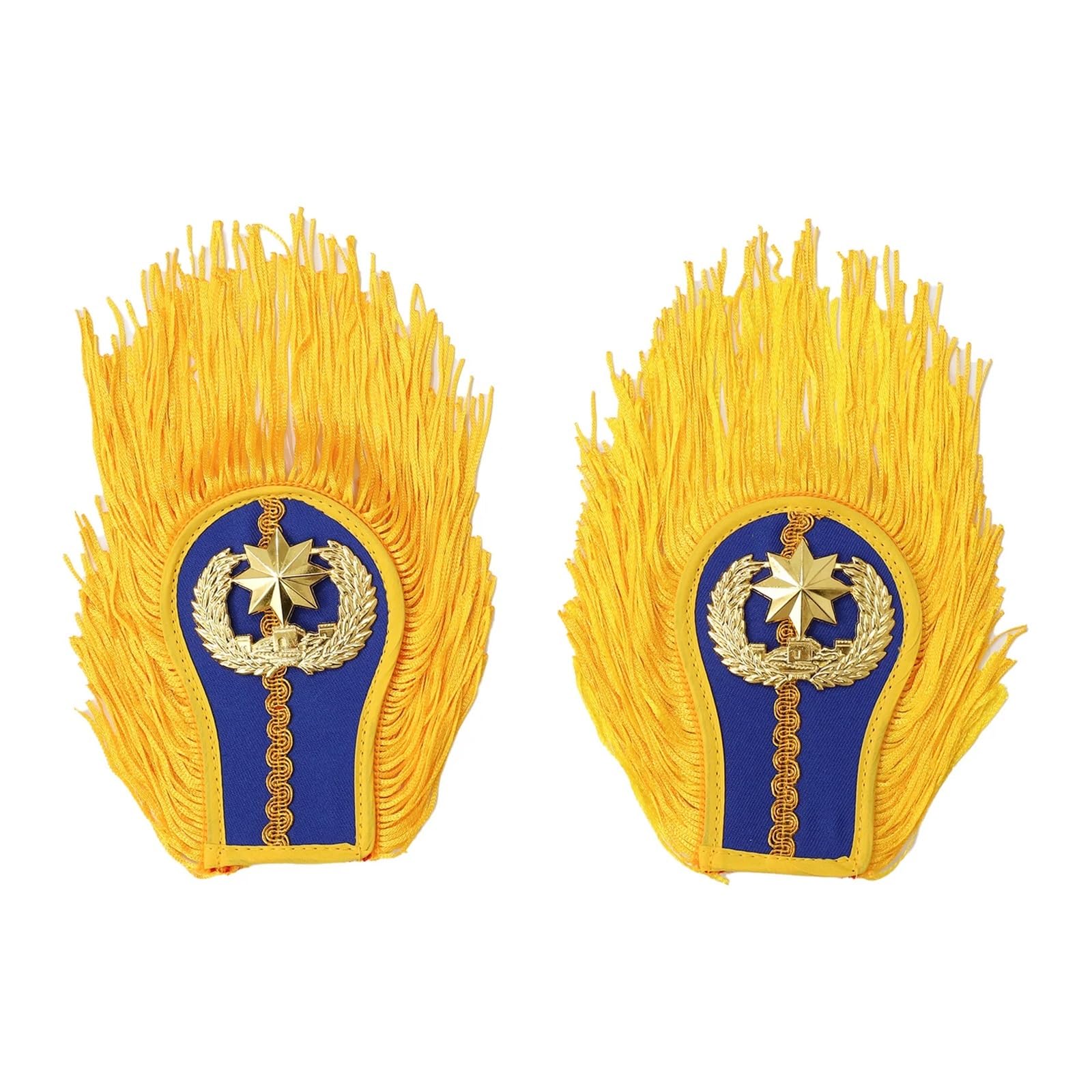 Schulterklappen Quaste Fransen Epauletten for Jacken Mäntel Zubehör Brosche Board Abzeichen Drum Band Uniform