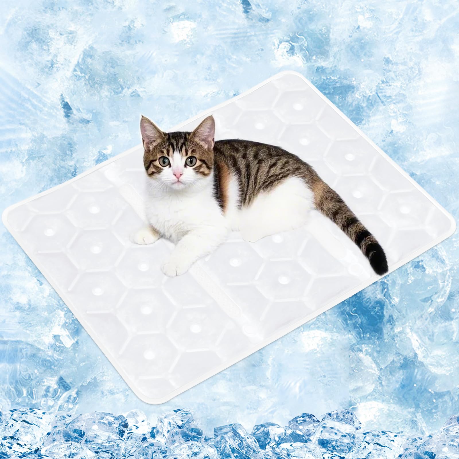 ペット クールマットひんやり 犬猫暑さ対策 涼感冷感 防カビ お手入れ簡単 u4 Amazon | Pets Family(ペッツファミリー) ひんやりマット ジェル