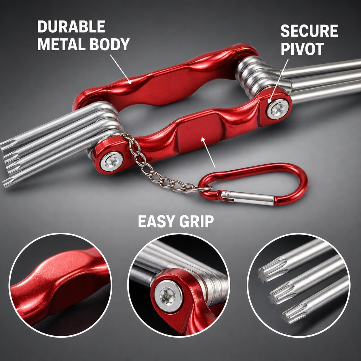 Oblivion Cycle Tool Kit - Portable 8-in-1 Multifunctional Bicycle and Bike Repair Folding Tool Set, Durable, Compact Wrench & Screwdriver Tools for Quick Bike Repairs, Lightweight, Easy to Use 4