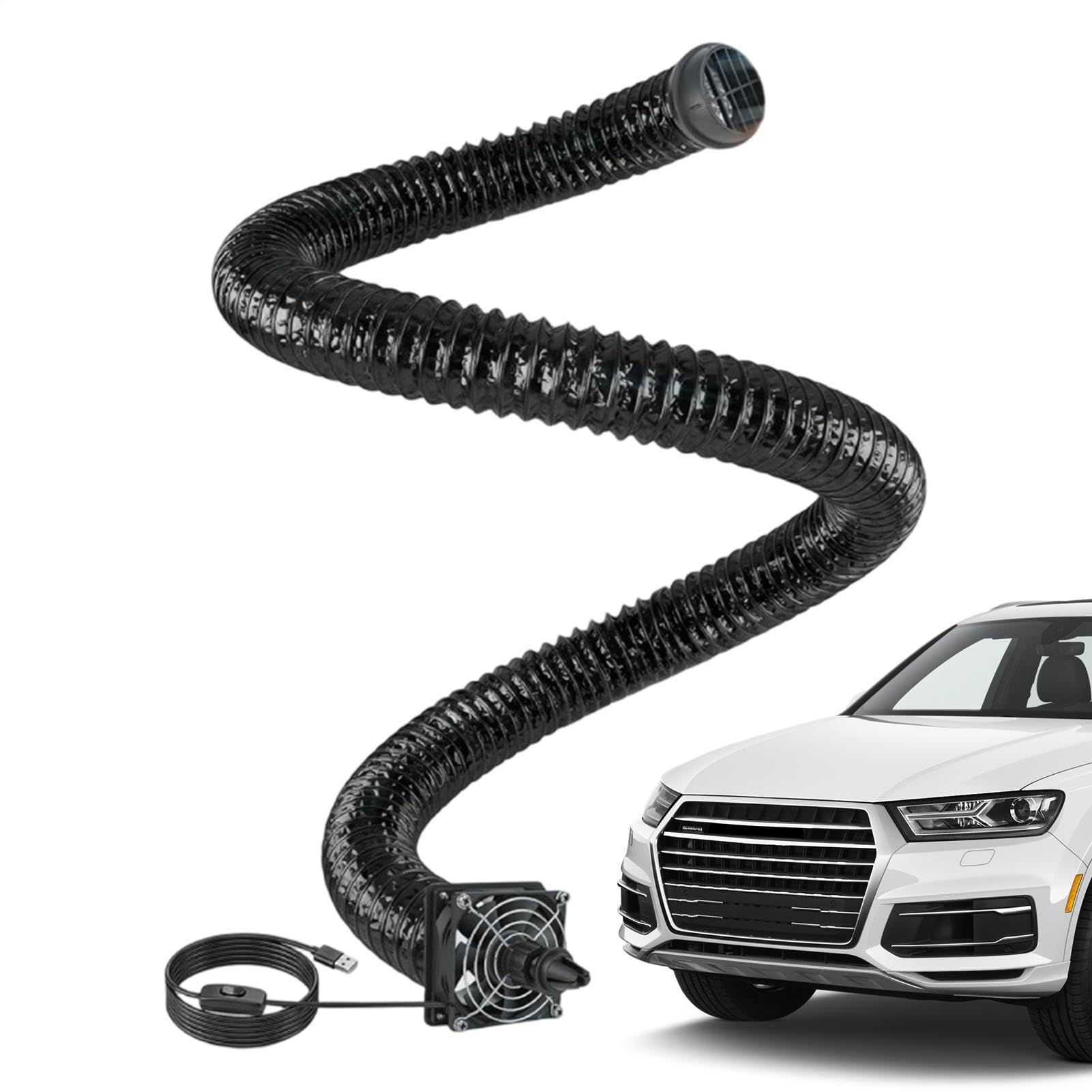 Prolunga per bocchetta di ventilazione auto con ugelli USB per fondo