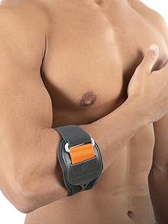 RO+TEN - EPIFEEL Correa para epicondilitis/epitrocleítis - Tamaño universal - Ambidextro - Color gris - Marca CE