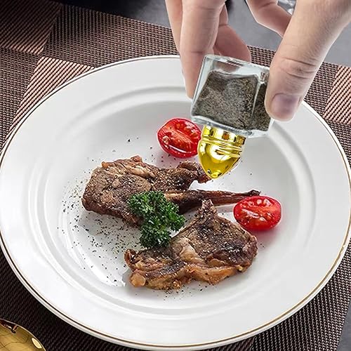 Miniatura 5 de 24 mini saleros y pimenteros con herramienta de embudo de 0.5 onzas, mini tarros de condimentos de vidrio para cocina, restaurante, viajes, hogar,