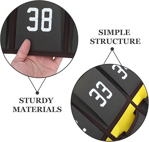 Miniatura 4 de Tabla de bolsillo numerada para calculadora de teléfonos, soporte de teléfono para aula, soporte colgante de armario, organizador de puerta de