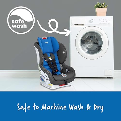 Miniatura 4 de Britax Marathon Clicktight - Asiento convertible para automóvil, color azul Mod SafeWash