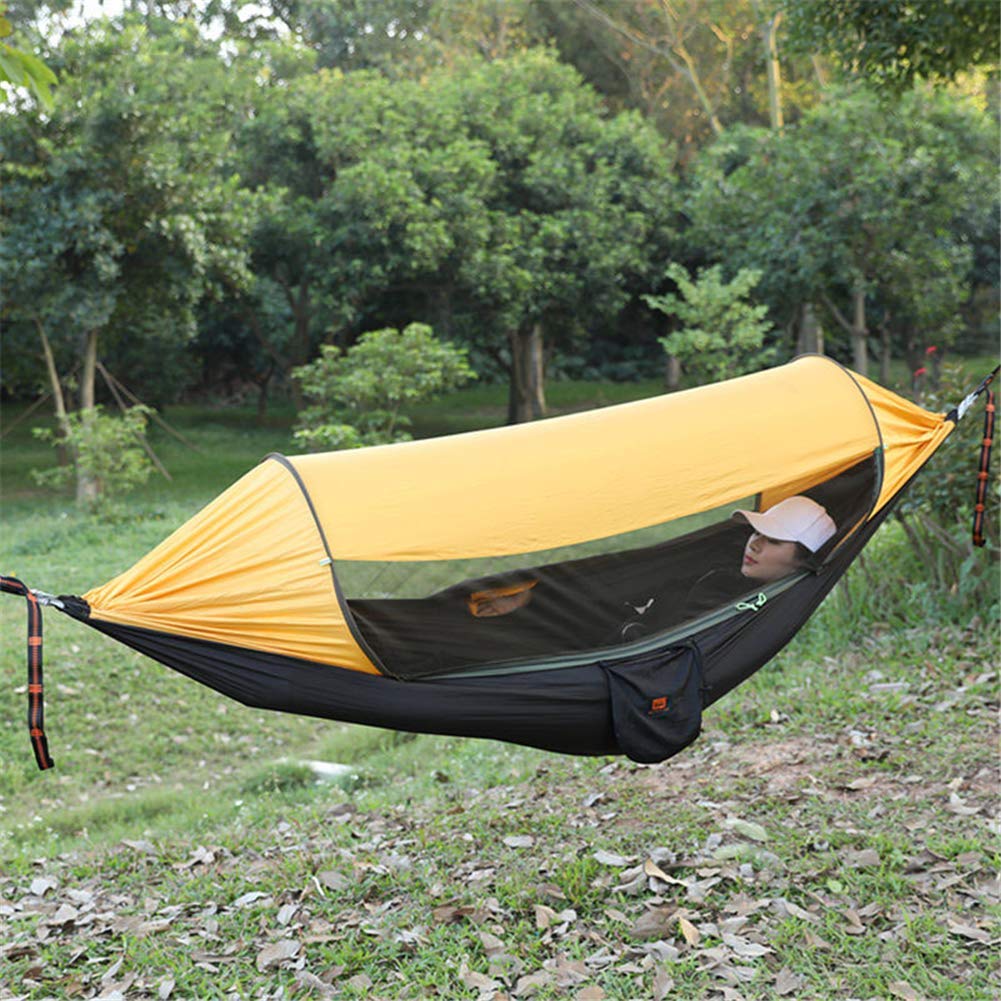 | EC Outdoor ハンモック 蚊帳付き 日よけ 防風 吊し テント