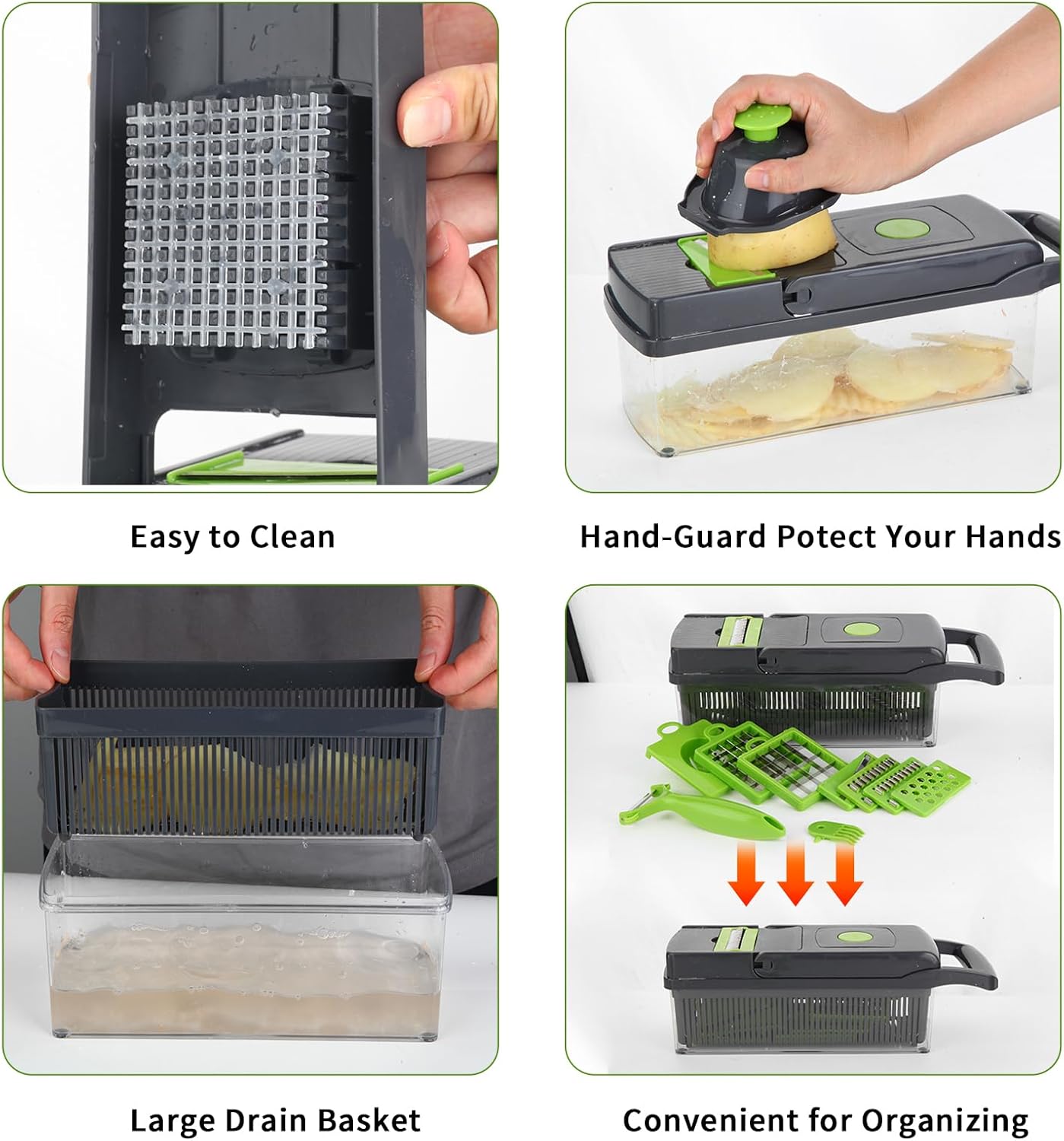 VacFreKep Zöldségaprító használat közben