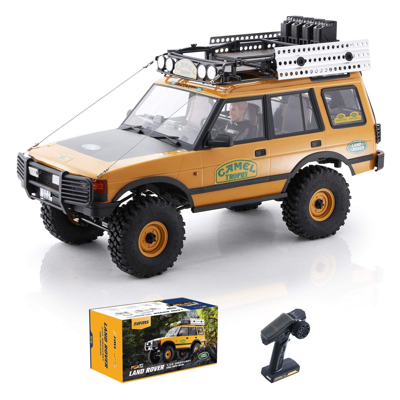 Amazon.com: FMS 1/10 FCX10S Land Rover Camel Trophy Edition RC