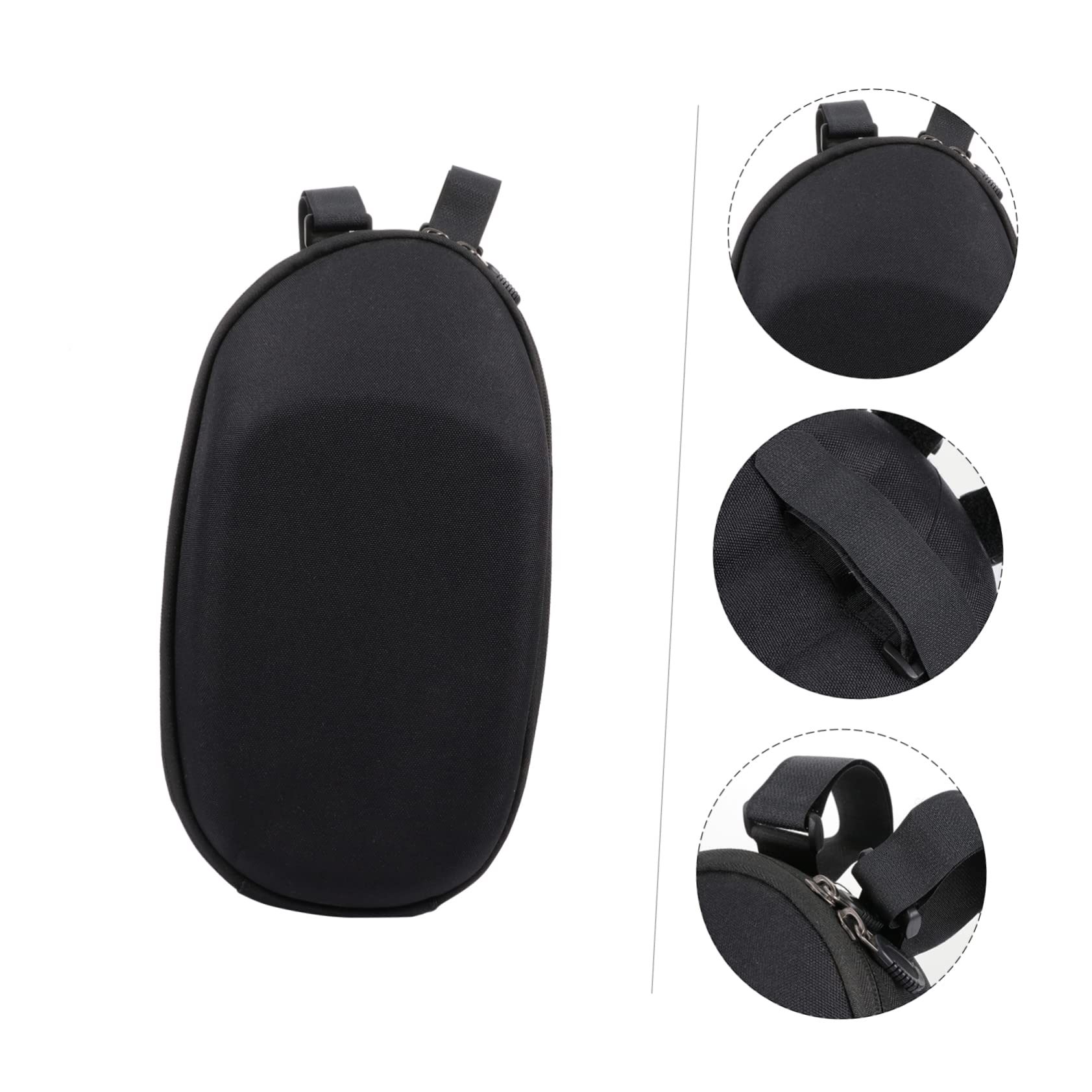 INOOMP Borsa da Manubrio per Bici in Pvc ed Eva, Capacità 1-2l, Pratica e Resistente, per Uscite in Bicicletta e Scooter Elettrico