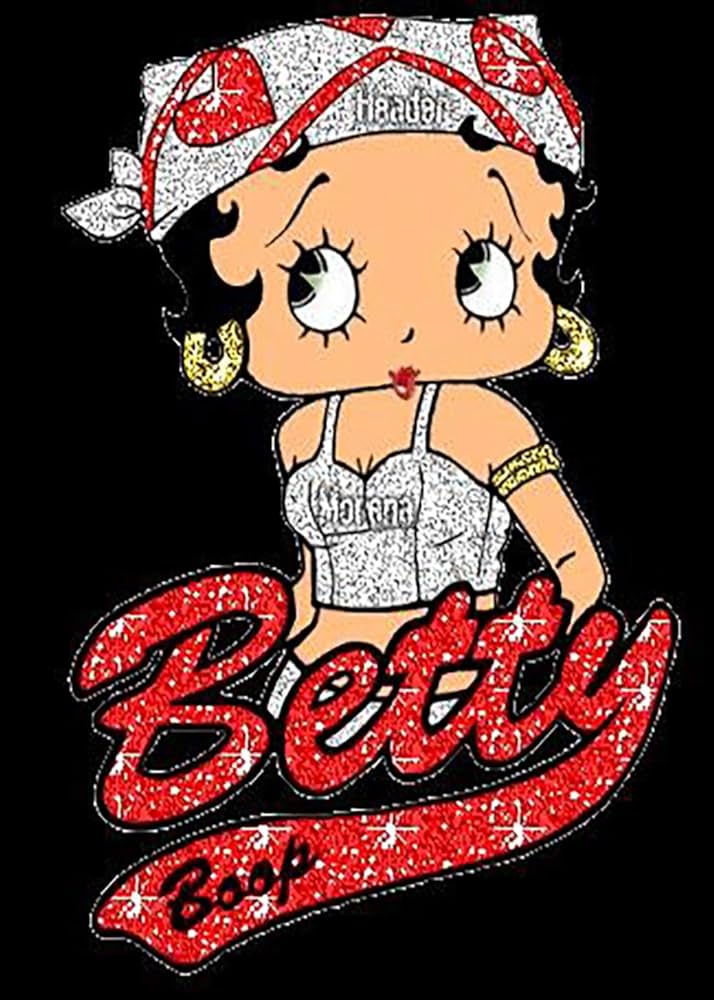 5D Betty Boop Diamond Painting Kits for Adults, Full Round
