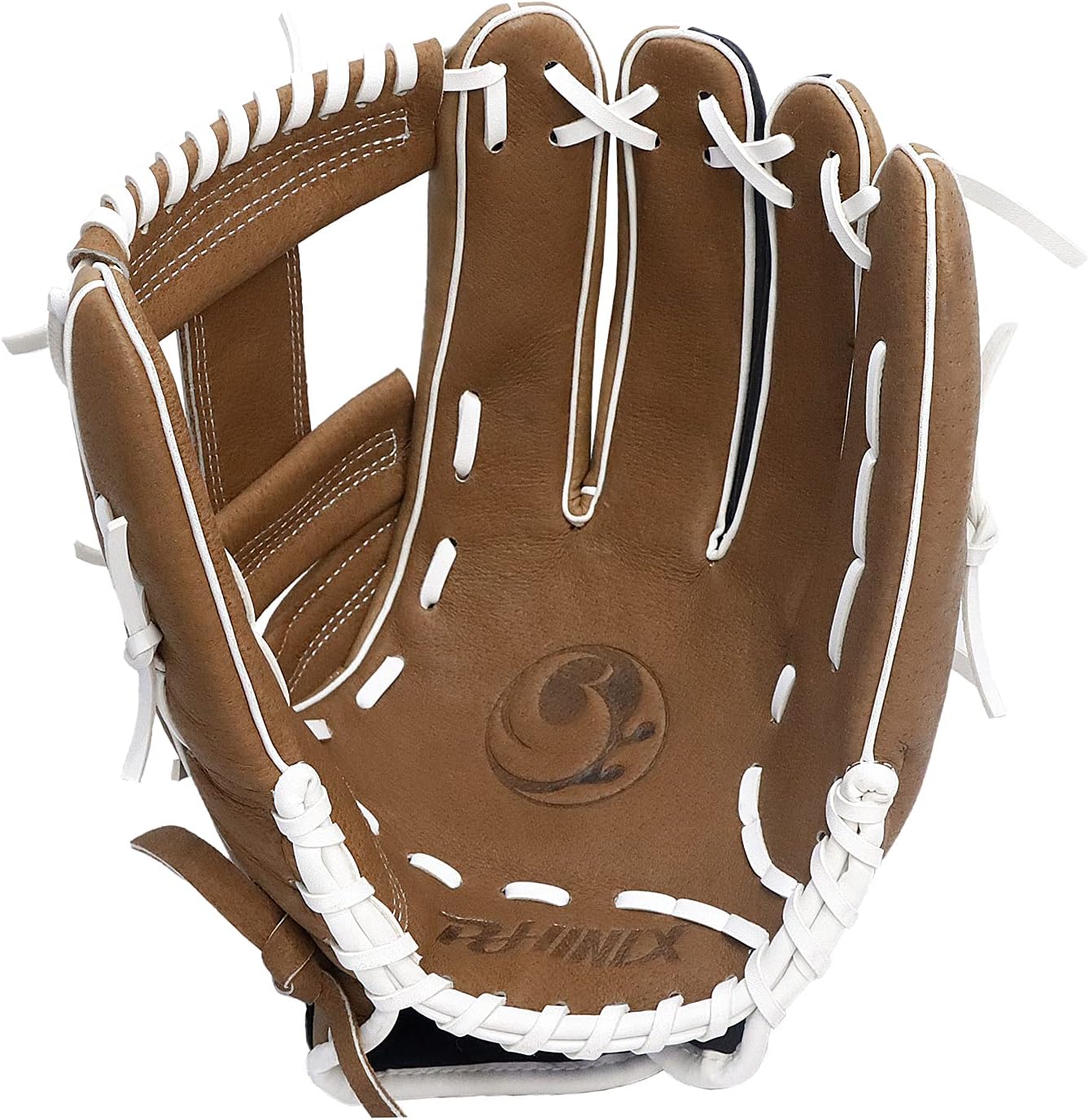 PHINIX Softball Gloves Brown & Black 12.5"-14"