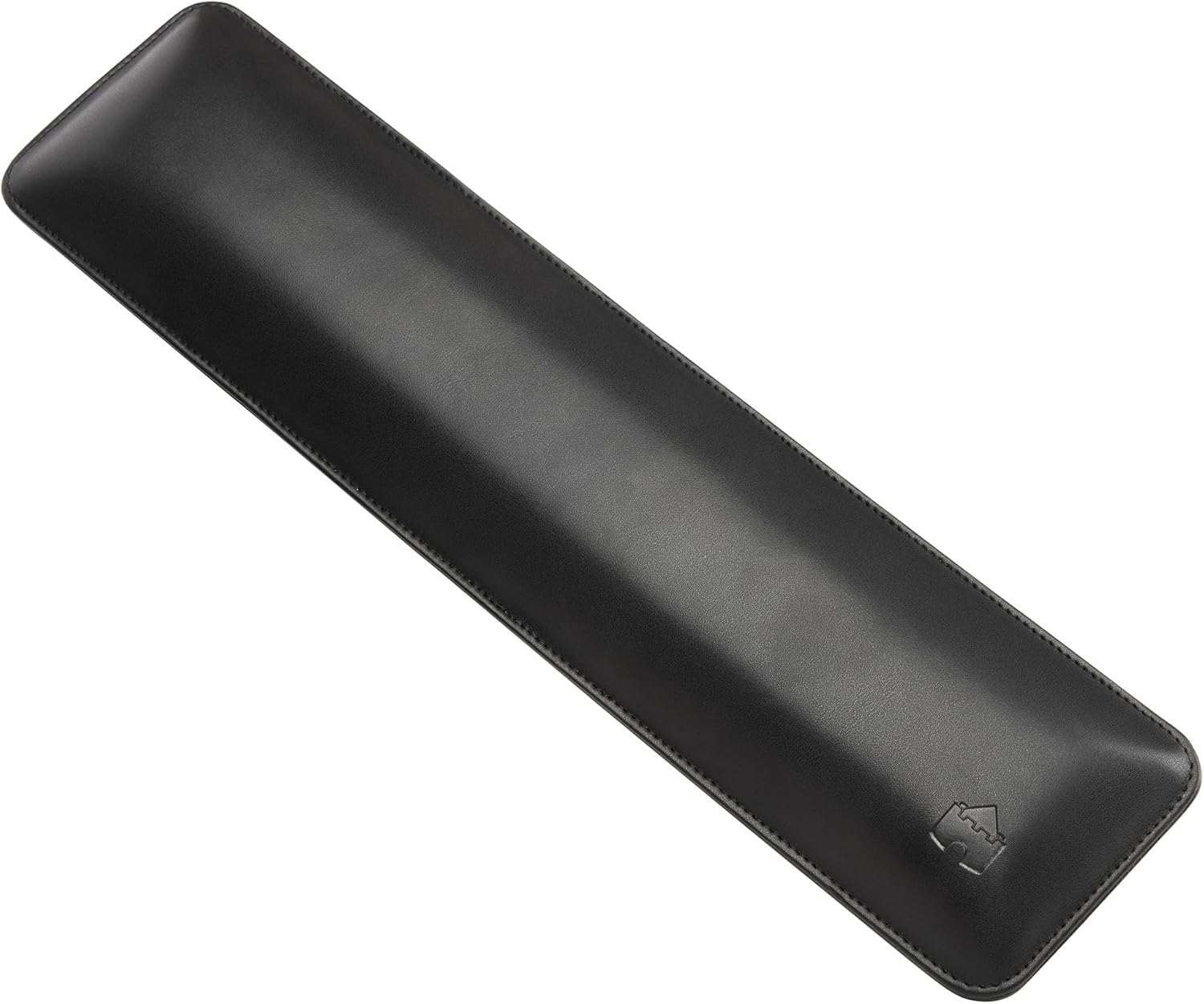 Bailey Full Size by Castle - Leather Ergonomic Computer Wrist Rest Pad for Keyboards with Around 104 Keys - Firm Keyboard Wrist Support for Typists, Gaming, and Heavy Office Use (Nightfall, Full Size)