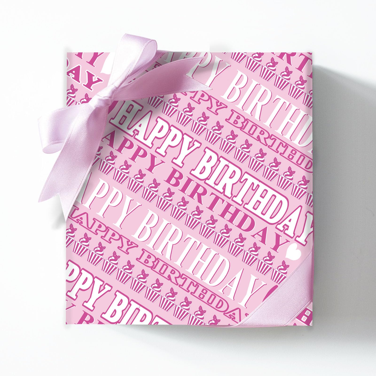 Carta Da Regalo,Carta Da Regalo Compleanno 85 * 60cm Grande Formato Con 4 Mosca Rosa,2 Biglietto Auguri,4 Etichettecarta Regalo Per Bambino Ragazze Ragazzi Donne Uomini