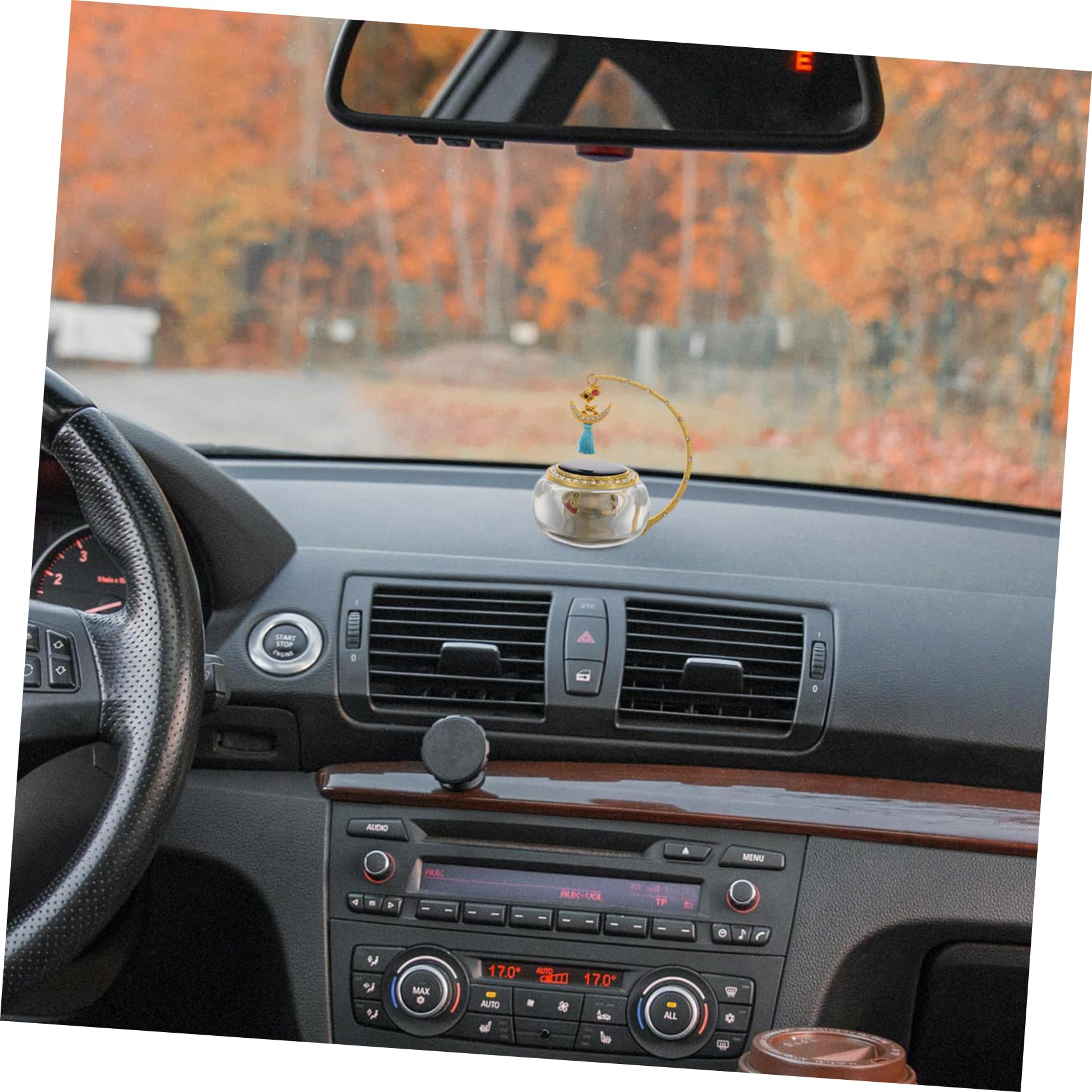 Solarbetriebener Aromadiffuser Für Auto Elegantes Dashboard Ornament Mit Rotierender Funktion Duftspender Für Angenehme Atmosphäre Im Innenraum Für Pkw Und Wohnmobile