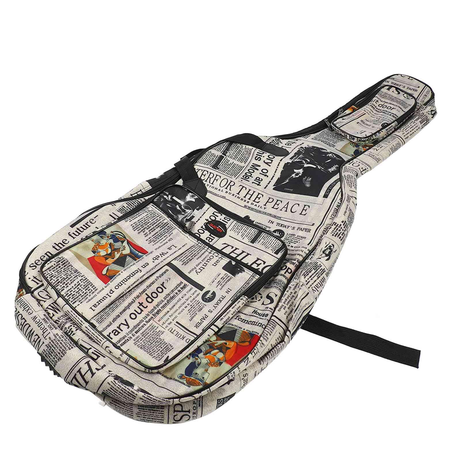 Funda para Guitarra Acústica de 41 Pulgadas, de Tela Oxford 600D