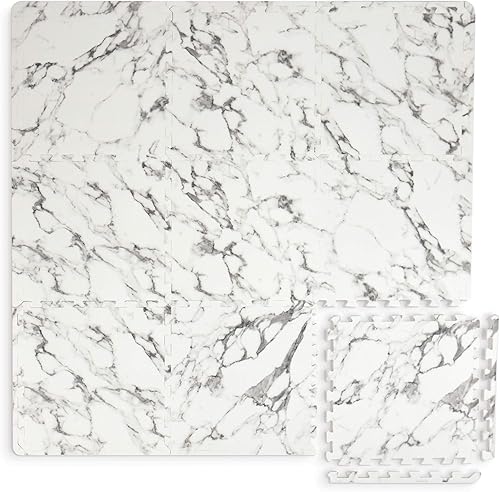 FloorPops FP3592 Roma - Azulejos entrelazados, color blanco roto