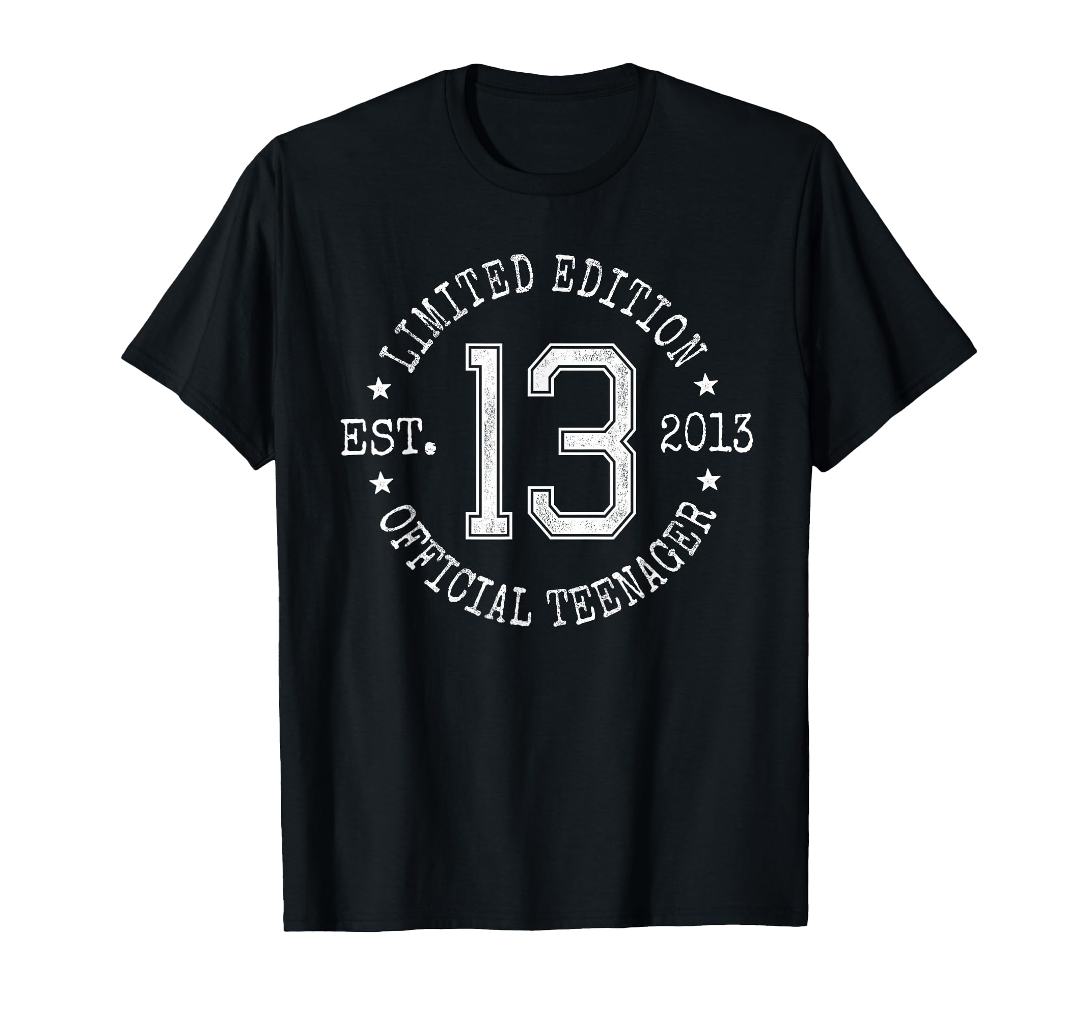 Photo 1 of 4 pack Limited Edition Est 2013 Official Teenager 13th Birthday T-Shirt