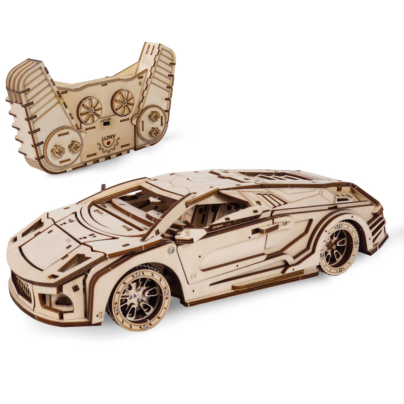 Amazon.com: Gueiddi 3D Wooden Puzzles for Adults, 1/18 Scale Retro
