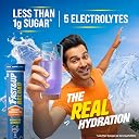 Fast&Up Reload (5 Litres) Low Sugar energy drink for Instant Hydration - 20 Effervescent Tablets with all 5 Essential Electrolytes + Added Vitamins - Certified Electrolytes Drink - Blueberry flavour gallery image