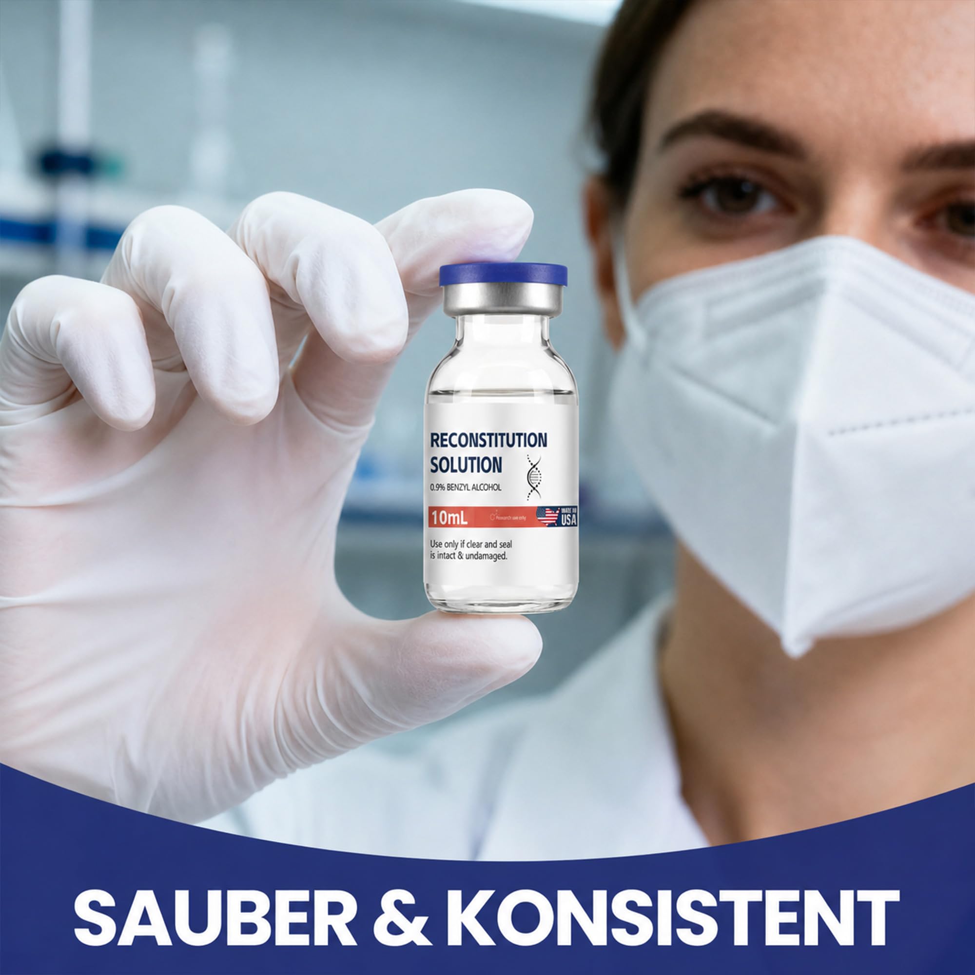 Jawell 3 Stück - 10 ml, hochwertige Glasflasche, mit dreifacher Versiegelung