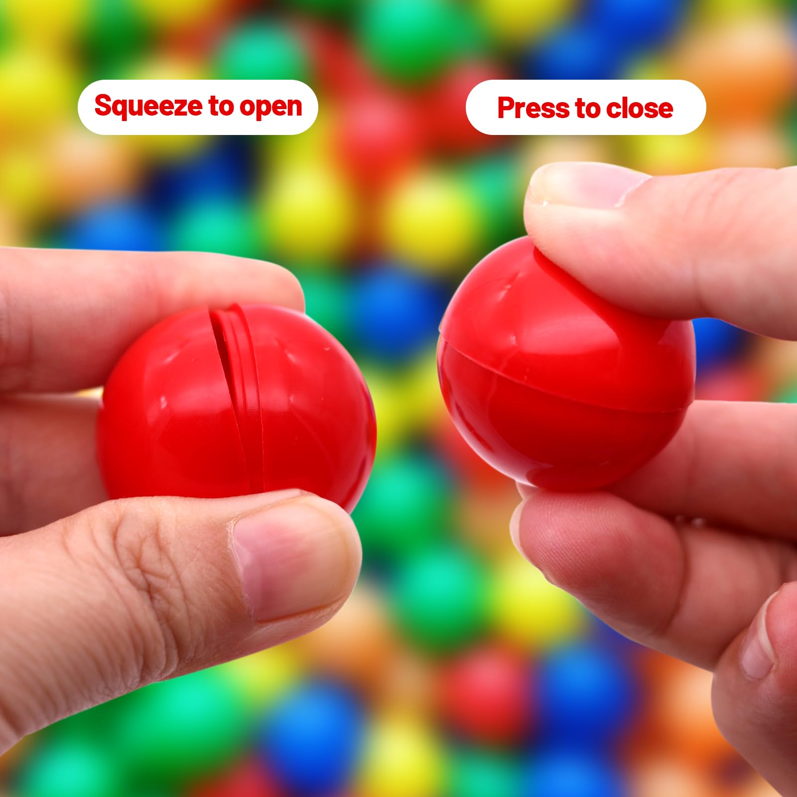 Iplusmile Lot De 50 Boules Translucides De Couleur Macaron En Plastique