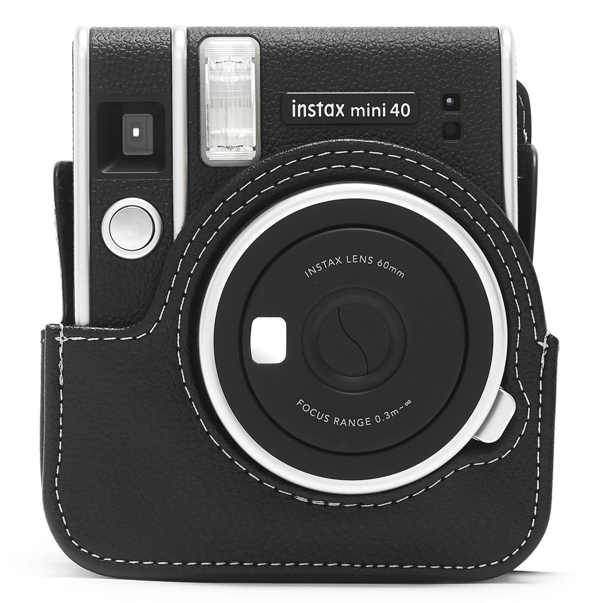 Mini12 - Set di custodie trasparenti per Fujifilm Instax Mini 12 accessori per fotocamere istantanee con pellicola porta foto, decalcomania adesiva, tracolla regolabile