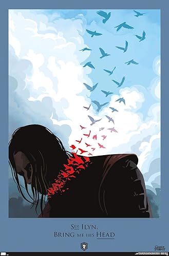 Trends International Juego de tronos - Póster de pared con cabeza, 14.725 x 22.375 pulgadas, versión premium sin marco