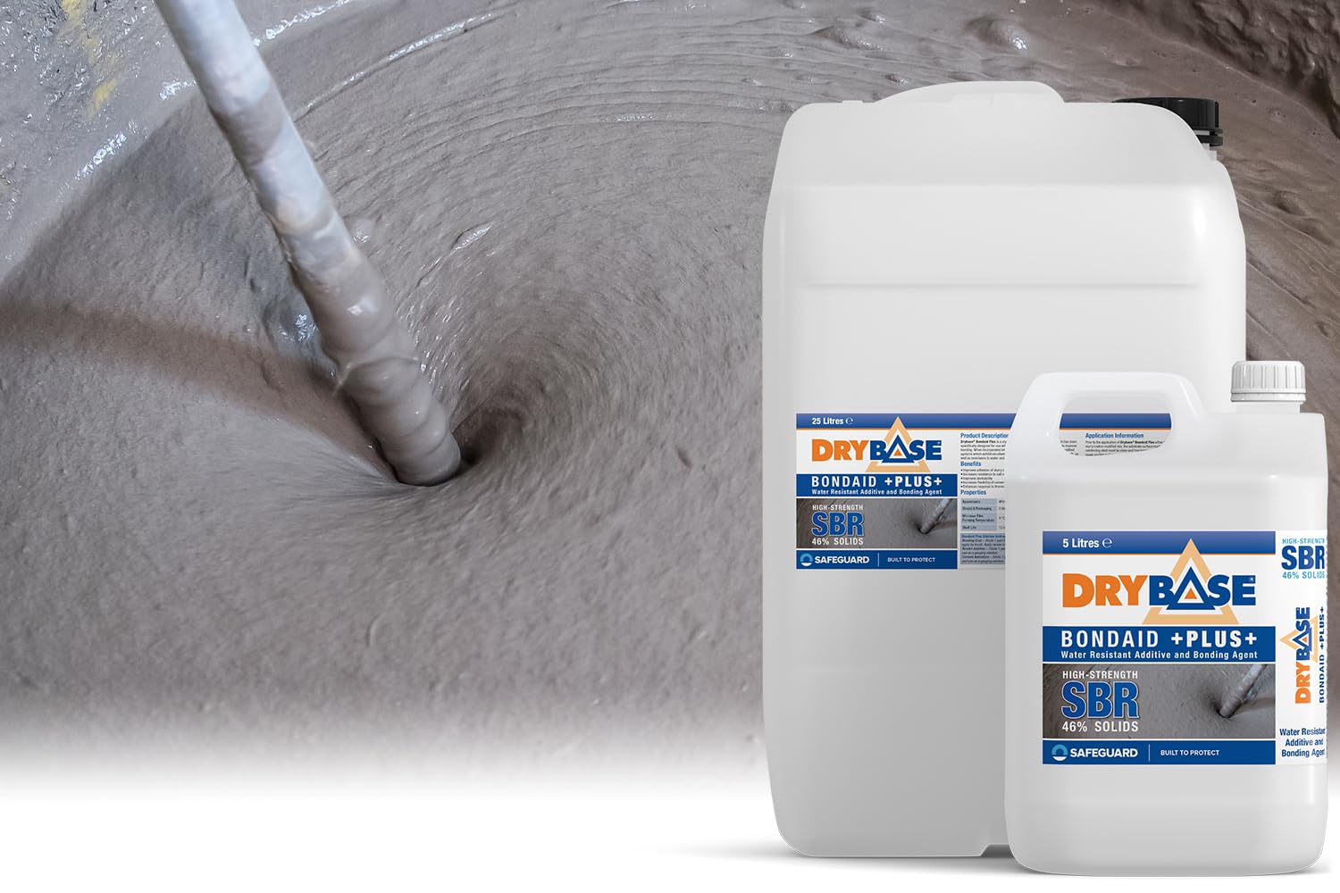 Drybase Bondaid Plus SBR 5 litre water resistant bonding agent for sand/cement, Clear - Image 2