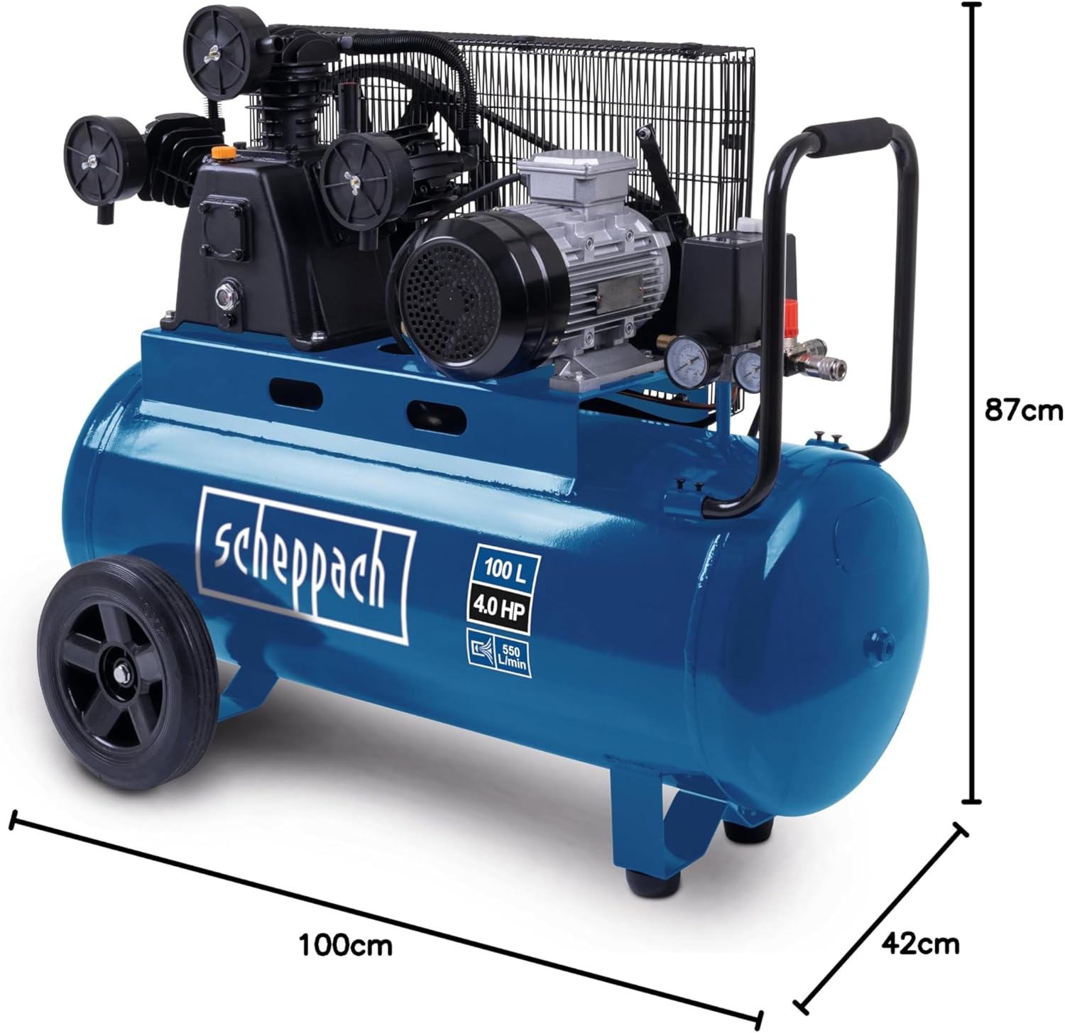 Scheppach HC550TC Air Compressor dimensions