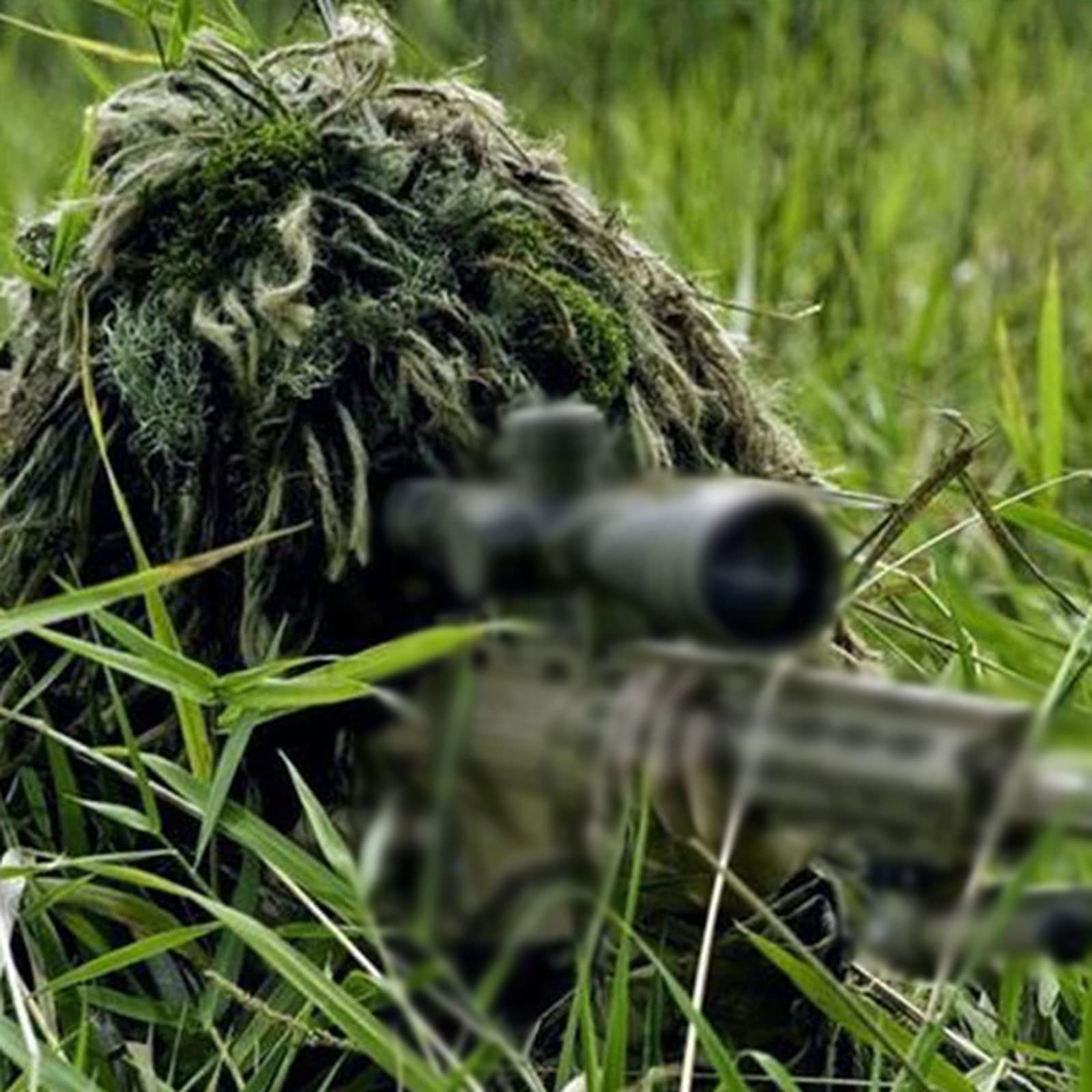 Tarnkleidung Kinder Jungen，Tarnanzüge Wald Woodland Paintball AusrüStung Set MäNner Tactical Poncho Jagt Jacken Jagd Hose Snipes Maske Outdoor MilitäR Anzug，Tarnanzug XXL GrößE S