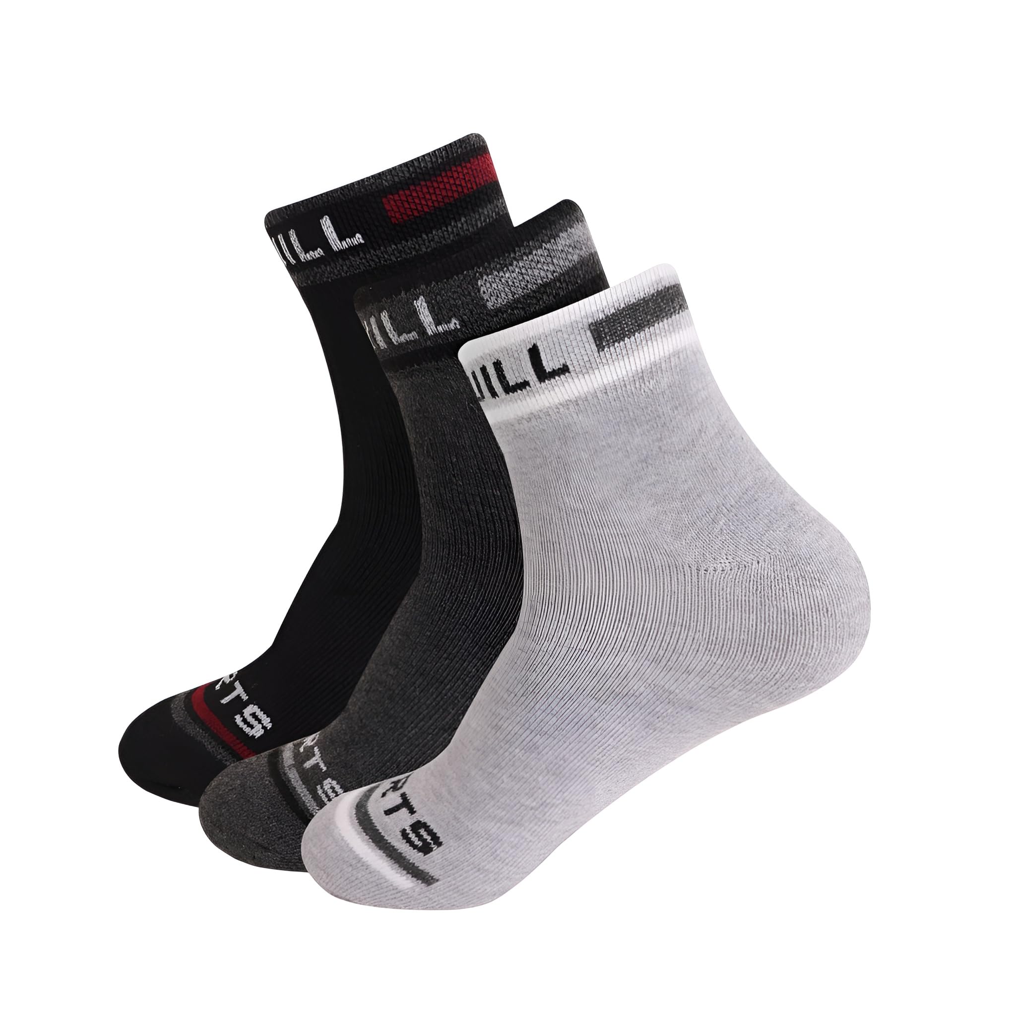 tadwill Men’s Cotton Calf -Length Socks | Anti-Odor | Moisture-Absorbent | Inside Towel Fabric | Anti-Bacterial Socks for Boys and Girls (Free Size, Set of 3)-picture-34