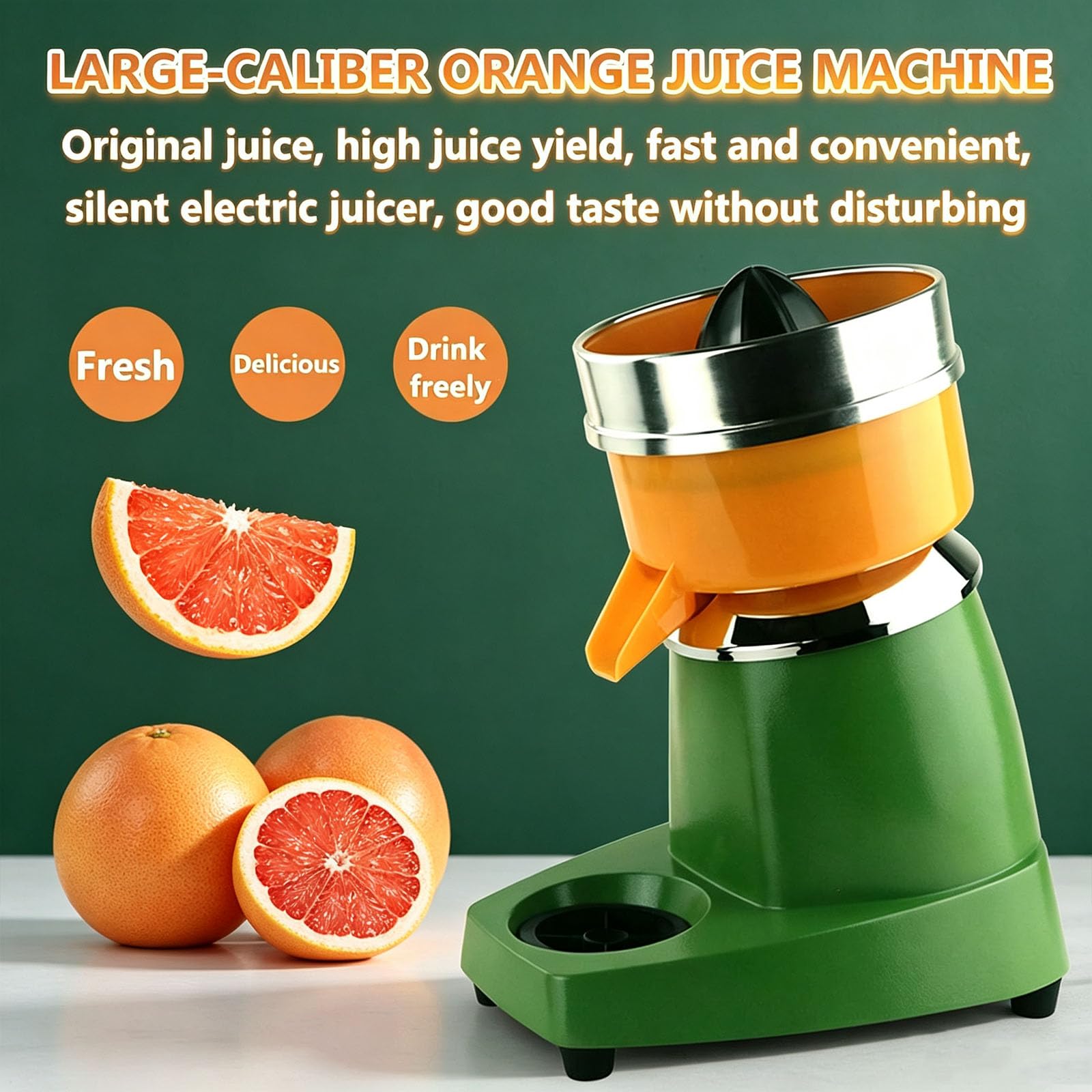 Spremiagrumi Per Limoni E Arance Con 3 Tipi Di Eliche, Velocità 1400 Giri/minuto, Spremitura Ad Alta Efficienza, Ideale Per Negozi Di Bubble Tea E Ristoranti Occidentali.