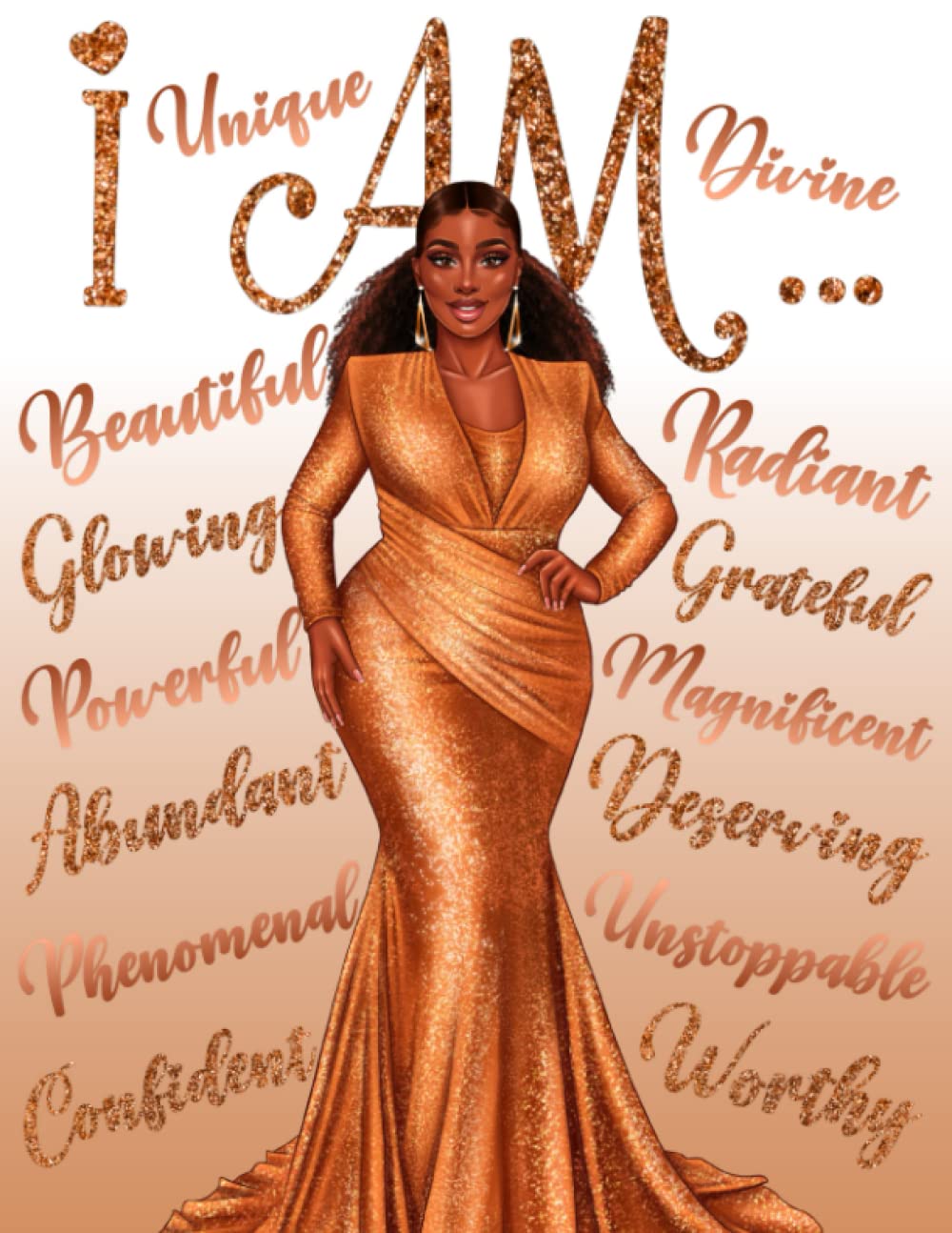 I Am: Black Women Fashion Coloring Book: Empowering and Inspirational Black Girl Coloring Book for Adults | Luxurious Travel, Shopping and Glamour 1 I Am: Black Women Fashion Coloring Book: Empowering and Inspirational Black Girl Coloring Book for Adults | Luxurious Travel, Shopping and Glamour