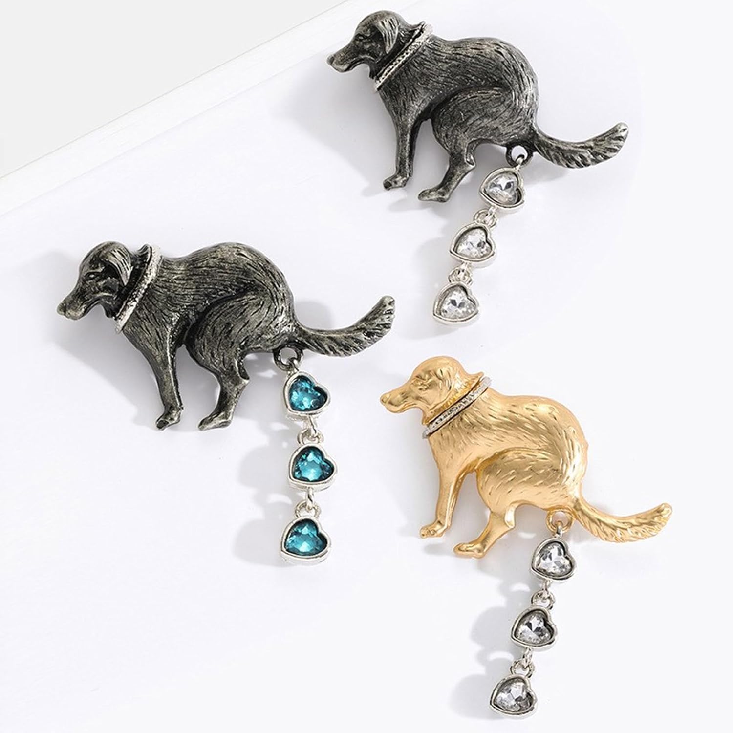 Unique Dog Poop Brooch Funny Design Lapel Pin for Parties and Daily Wear Adds Humor and Styles to Your Outfits