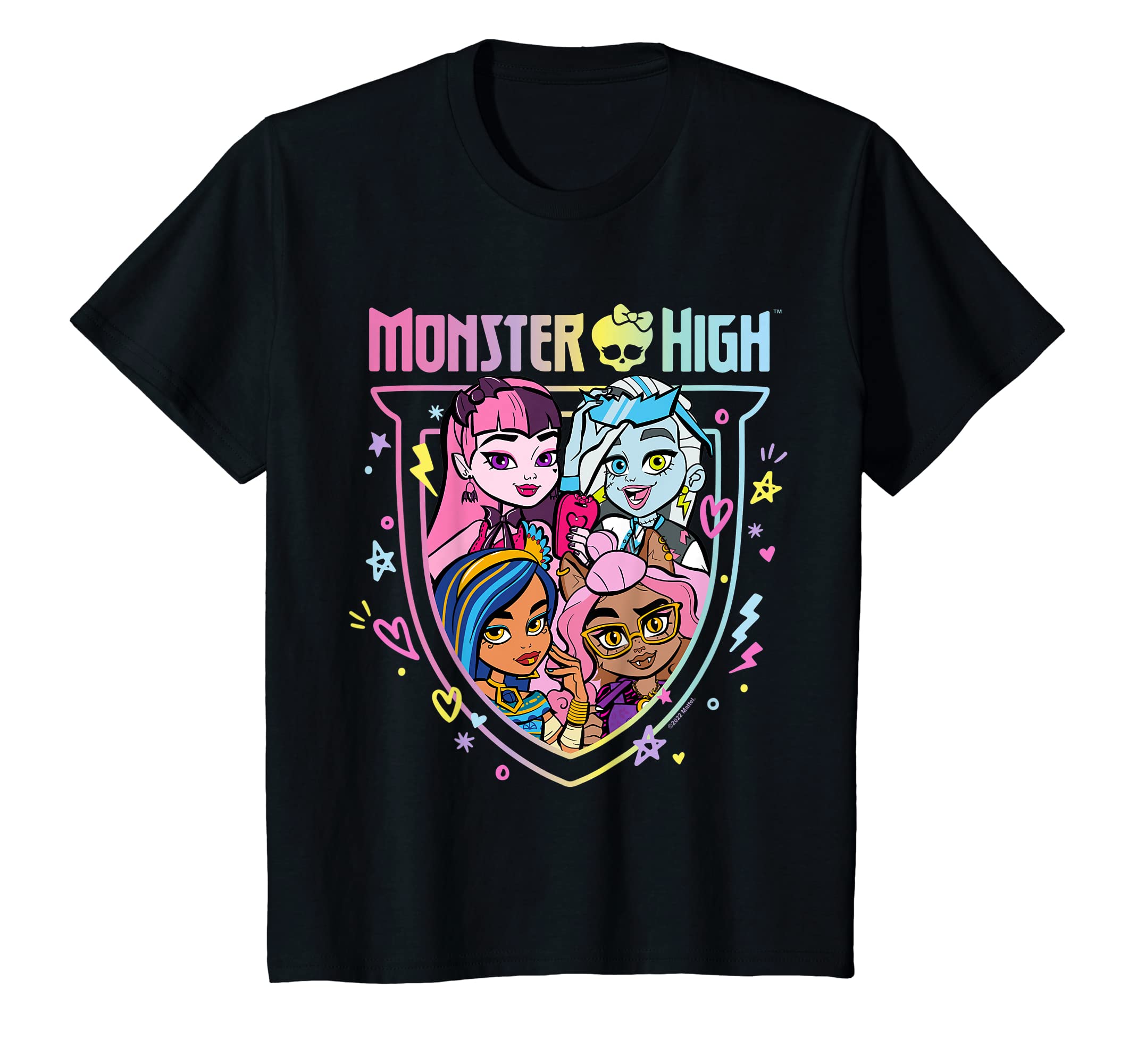 Monster HighMH Rainbow Group T-ShirtOEKO-TEX STANDARD 100