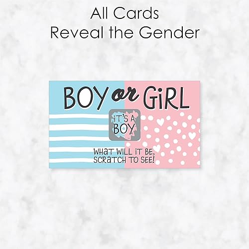 Miniatura 3 de Big Dot of Happiness Boy Baby Gender Reveal  Juego de fiesta de equipo para niños o niñas  Juego de baby shower  22 unidades