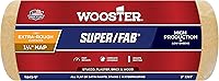 Wooster Super/Fab R243-9 Roller Cover 9-Inch 1-1/4 Nap for Rough Surfaces - Pro Paint Capacity & Smooth Finish