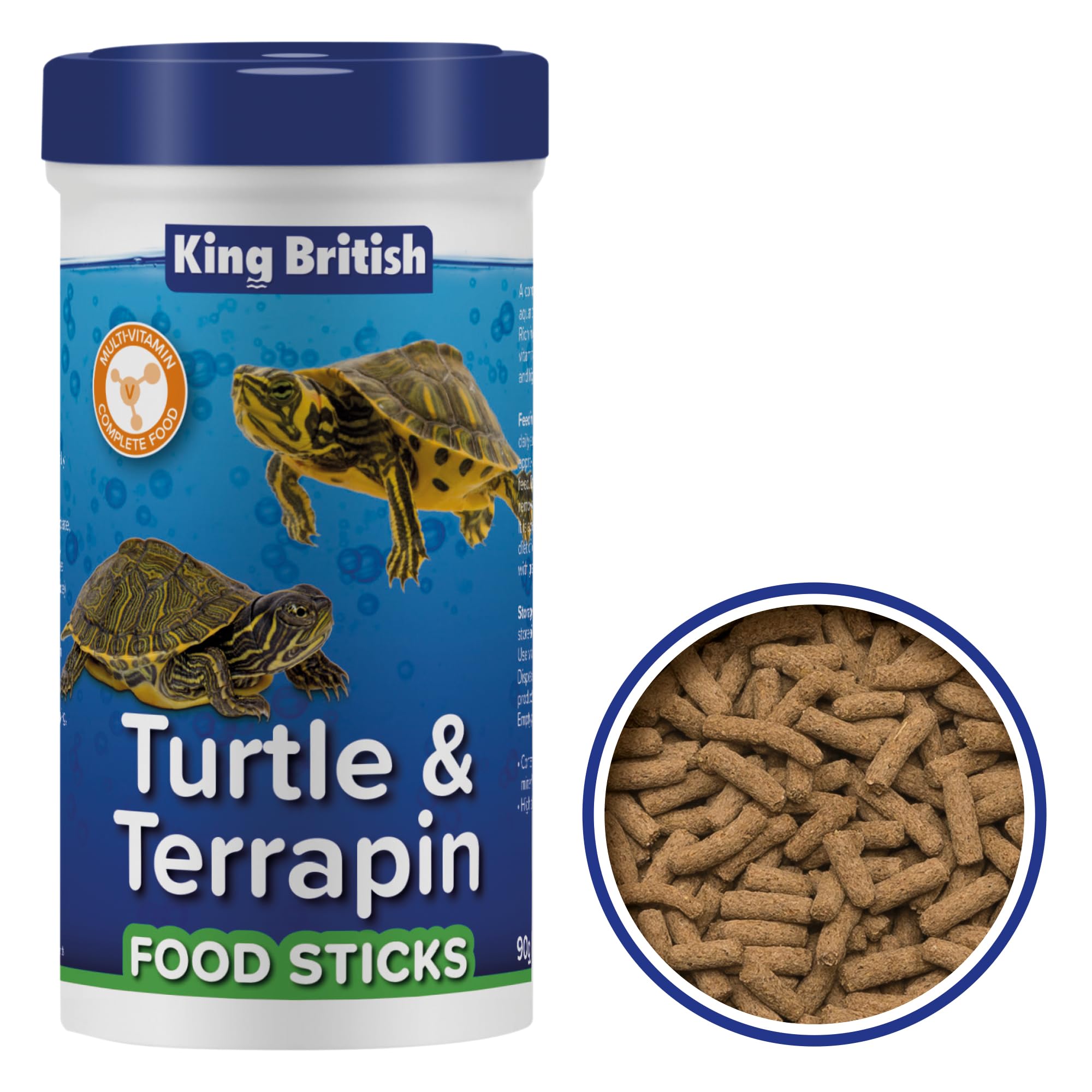 King British – Turtle & Terrapin Complete Food – 200g Tub – Rich in Vitamins & Minerals Natural Ingredients – Contains a Variety of Shrimp, Gammarus & Krill — view 10