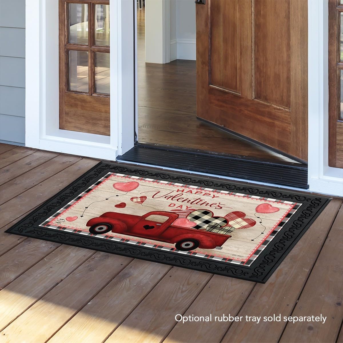 Briarwood Lane Valentine's Love Pickup Primitive Doormat