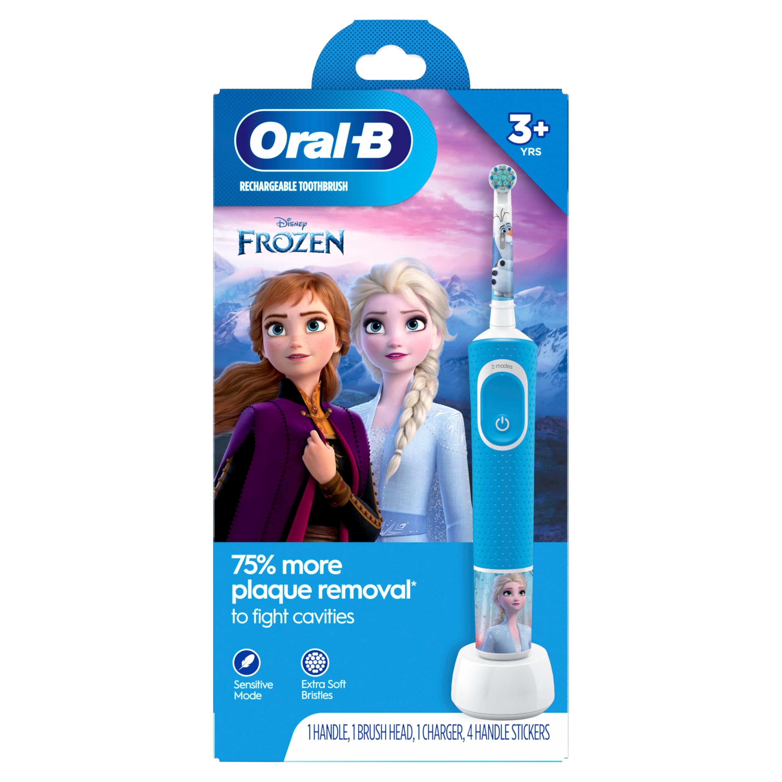 Photo 1 of Oral-B Kids Electric Toothbrush - Disney Frozen, Blue