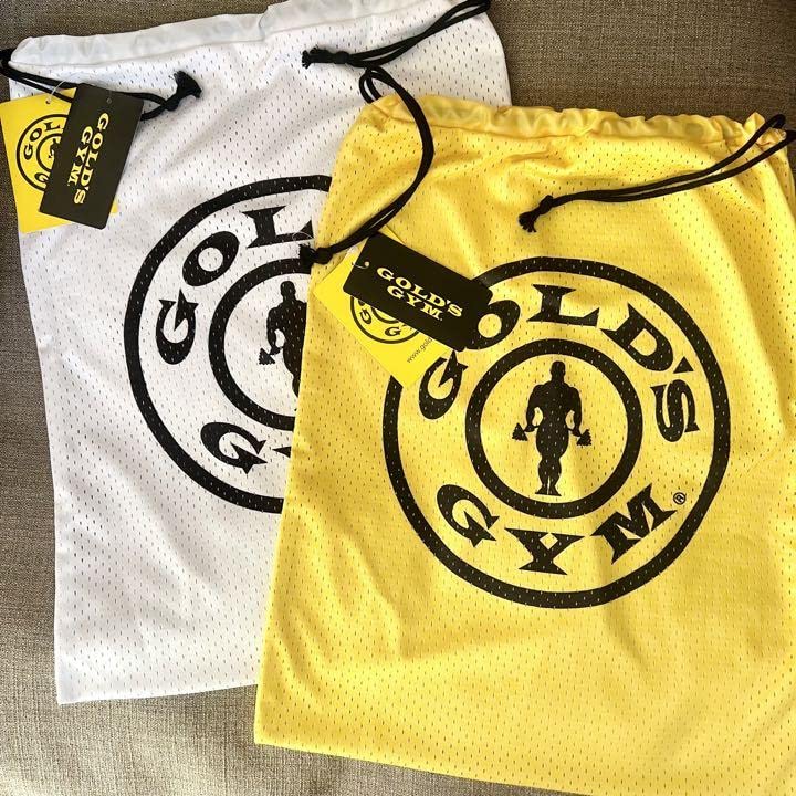 ゴールドジム　しまむらコラボ Amazon.co.jp: 2色セット ゴールドジム しまむらコラボ メッシュバッグ