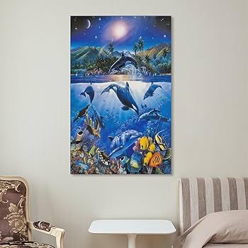 Amazon.co.jp: ラッセンアート クリスチャン・リース・ラッセン 壁掛け