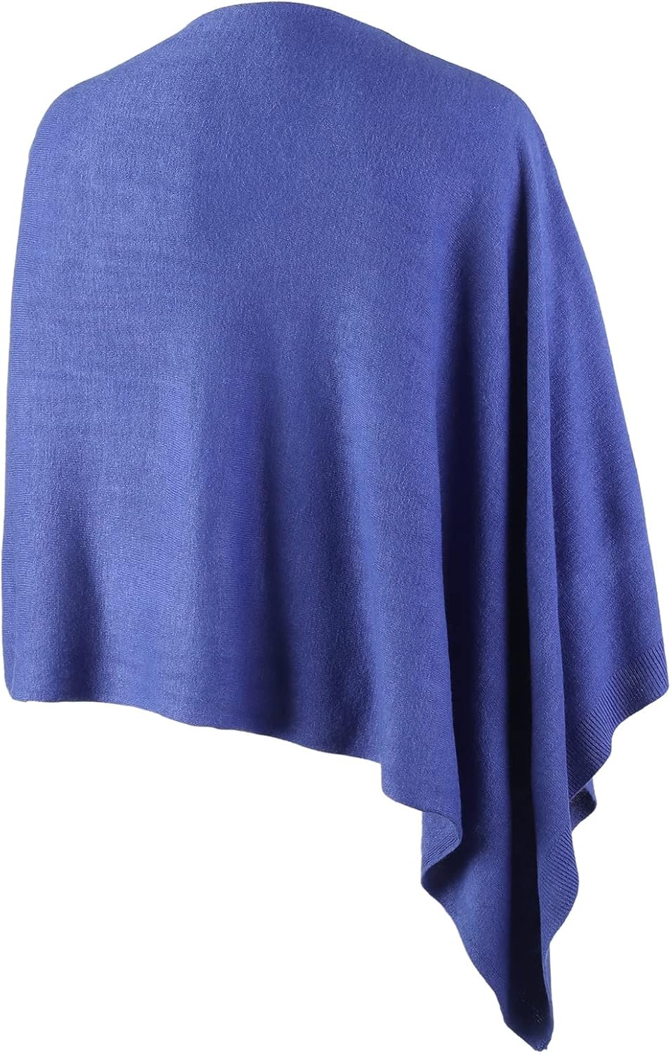 Fomolom Women Ponchos Sweater Versatile Lightweight Solid Knitted Shawl Wrap Scarf Cape Accessories for Womens - Image 3