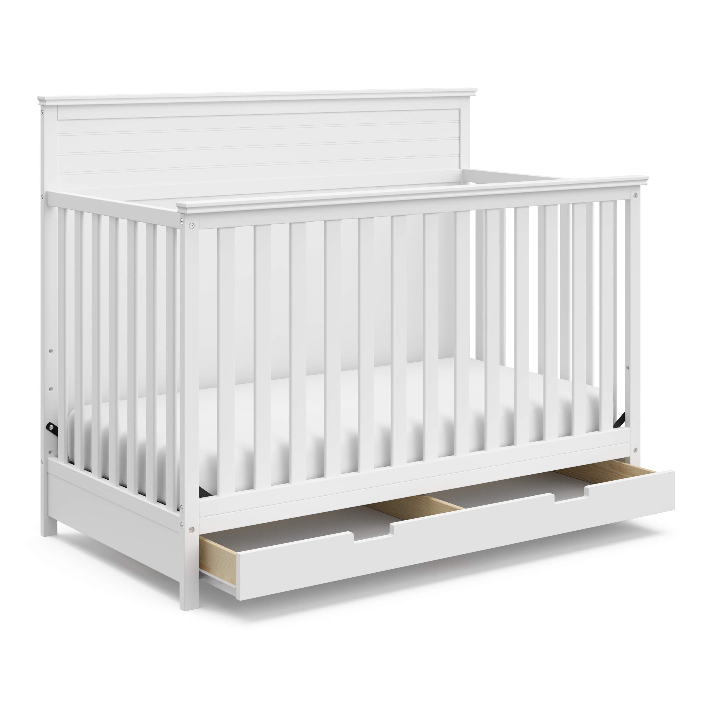Buy Storkcraft Homestead 5in1 Convertible Crib with Drawer (White