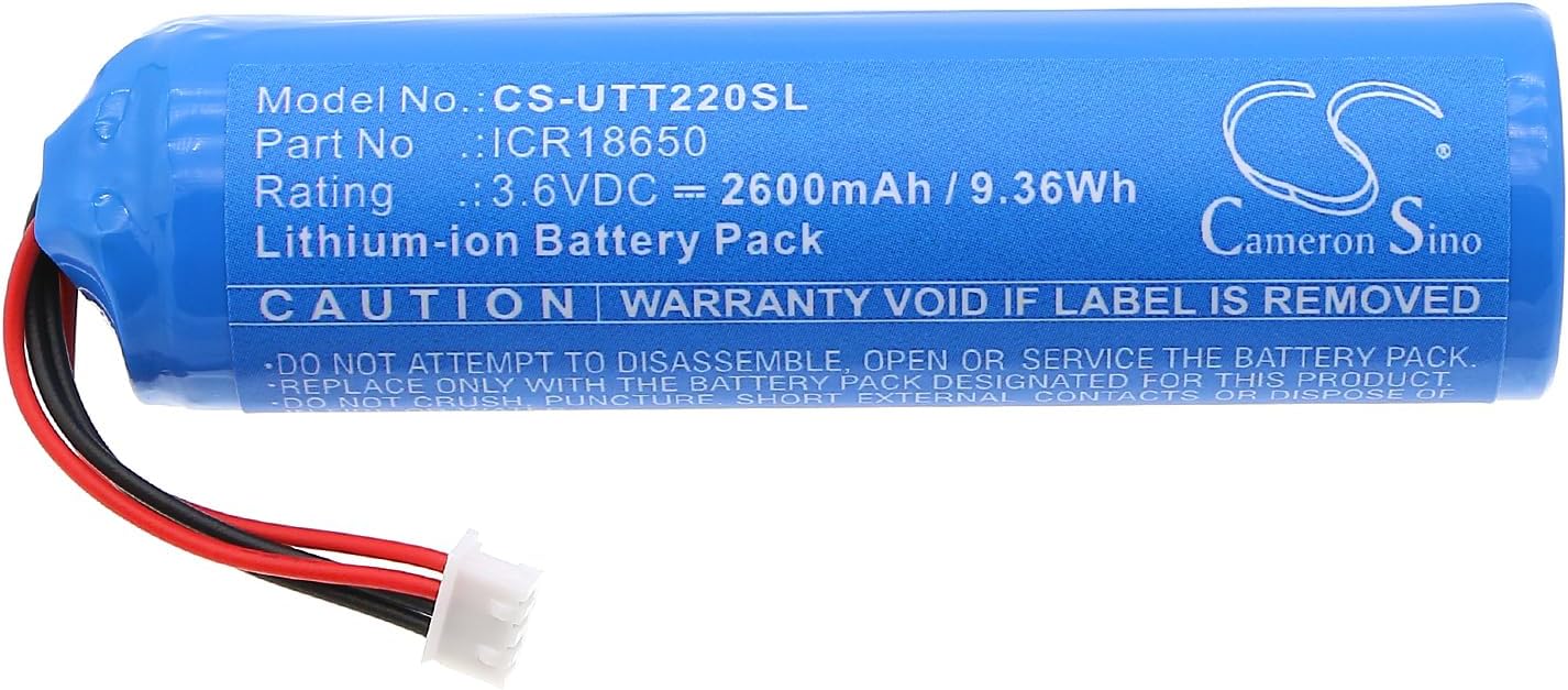 Battery for UTI-N UTi220B, UTi220B Heavy Duty Thermal Cam, UTi22A, UTi22A Heavy Duty Thermal Came PN:UTI-N ICR186&50 2600/9.36Wh