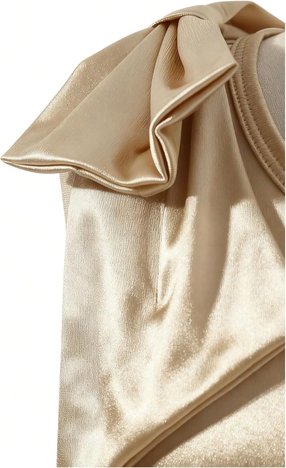 SHENHE Girl's Satin One Shoulder Junior Bridesmaid Dress Prom Wedding Maxi Slit Flower Girl Dress