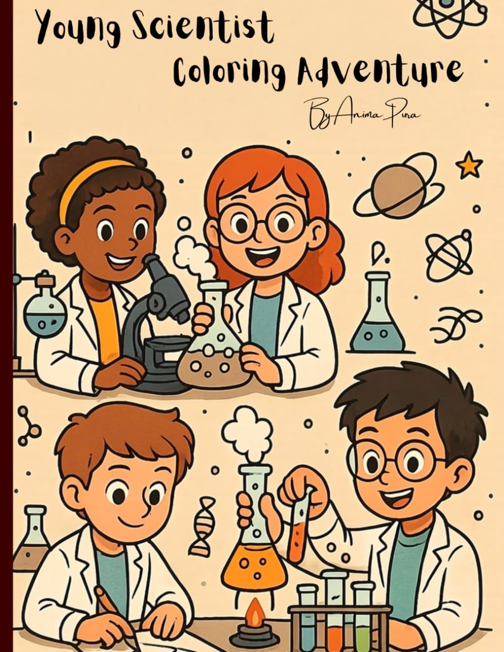 Young scientist Coloring Adventure