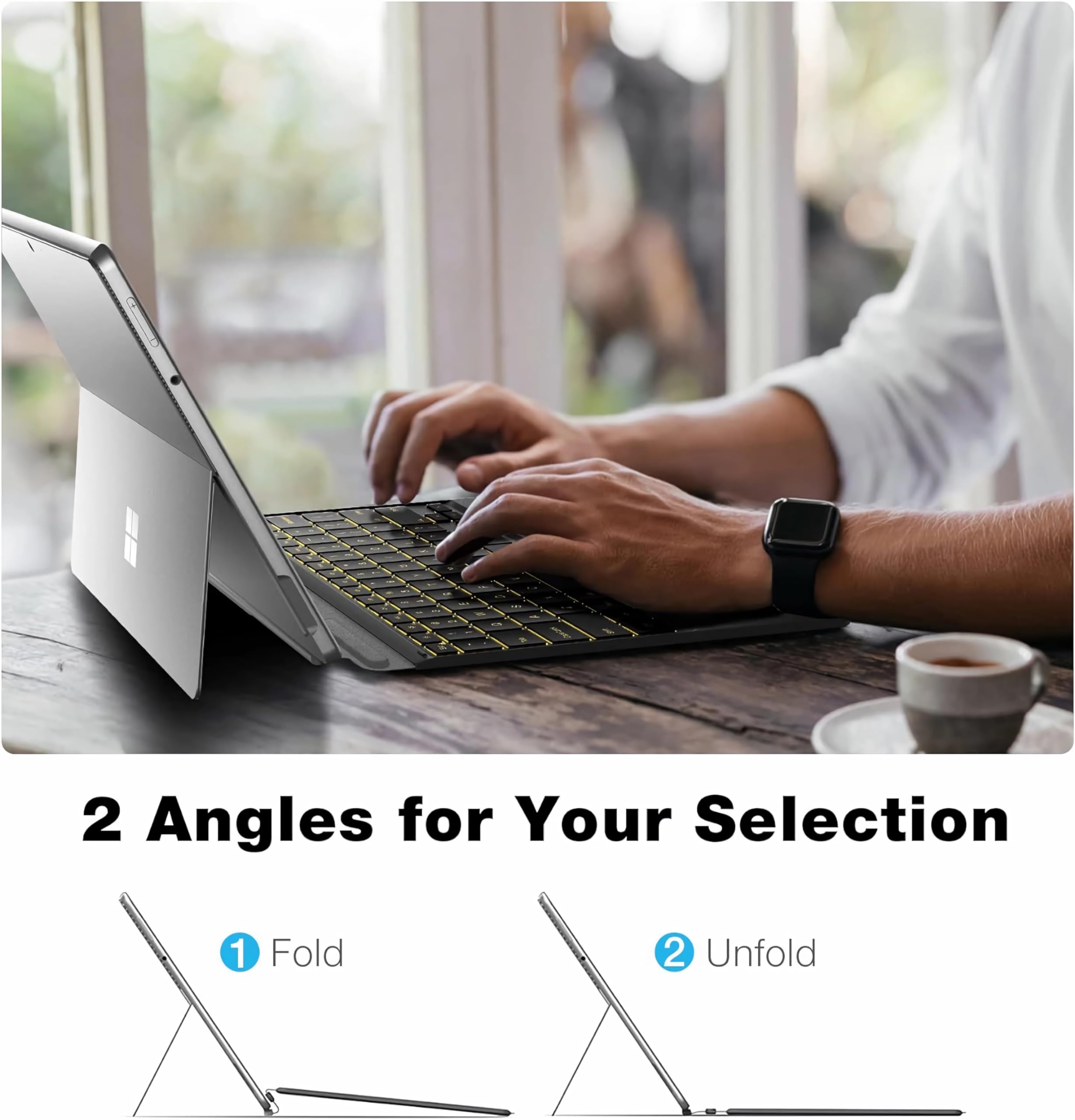 surface pro 第五世代 着脱式キーボード付き Surface Pro 6 /Pro 5 / 4 3 キーボード 着脱式 サーフェス プロ