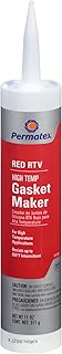 Permatex 81409-12PK High-Temp Red RTV Silicone Gasket, 11 oz. (Pack of 12)